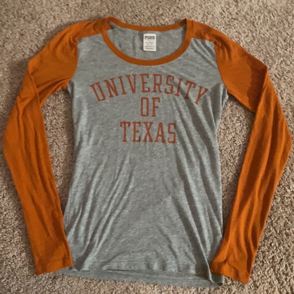 Vs PINK LONGHORN LONG SLEEVE TOP - Picture 5 of 7